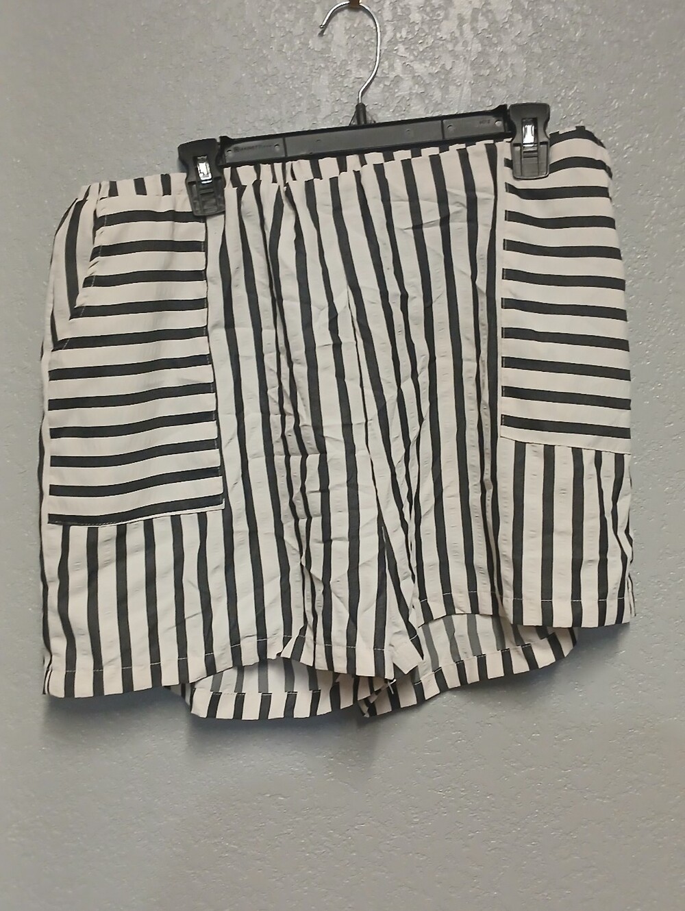 Striped Black & White Women’s Shorts